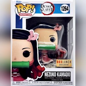 NEW Funko NEZUKO KAMADO DEMON SLAYER 1264 POP Animation BOXLUNCH Exclusive